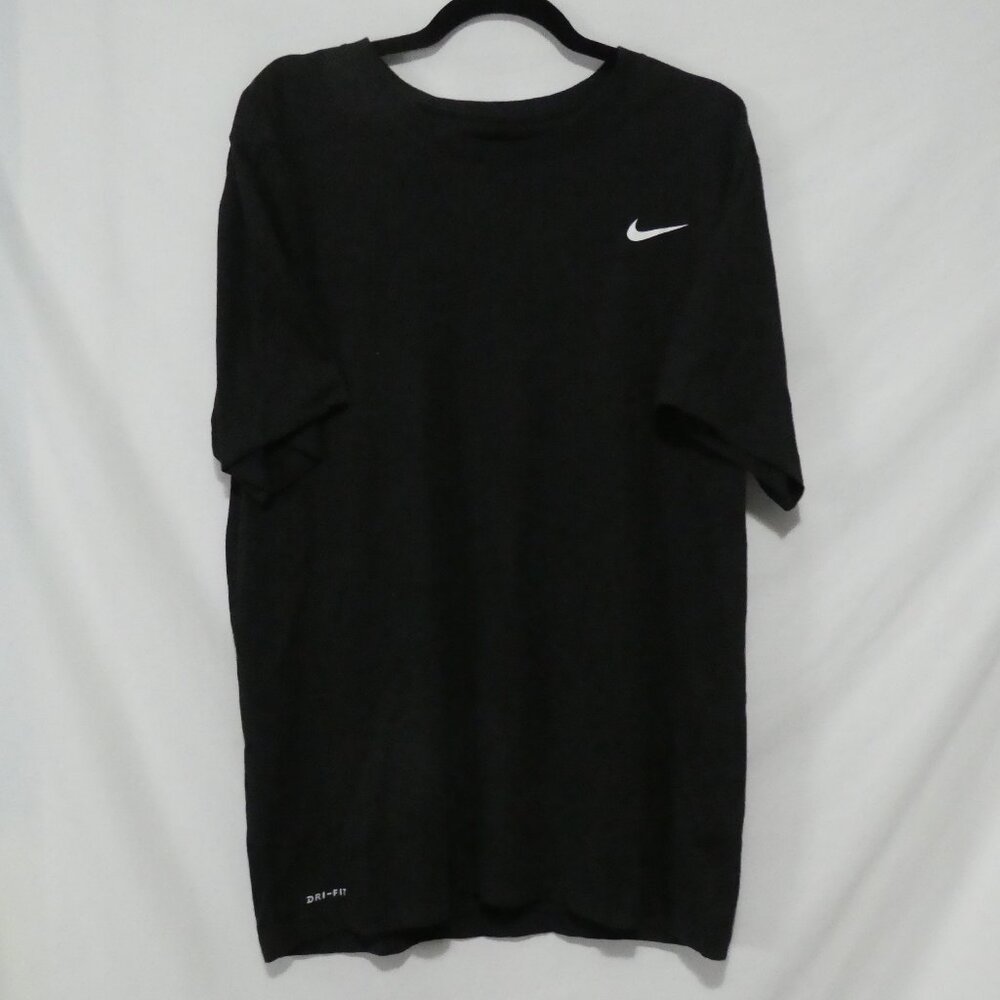 THE NIKE TEE - Dri-Fit | large | Black Short Sleeve T-Shirt